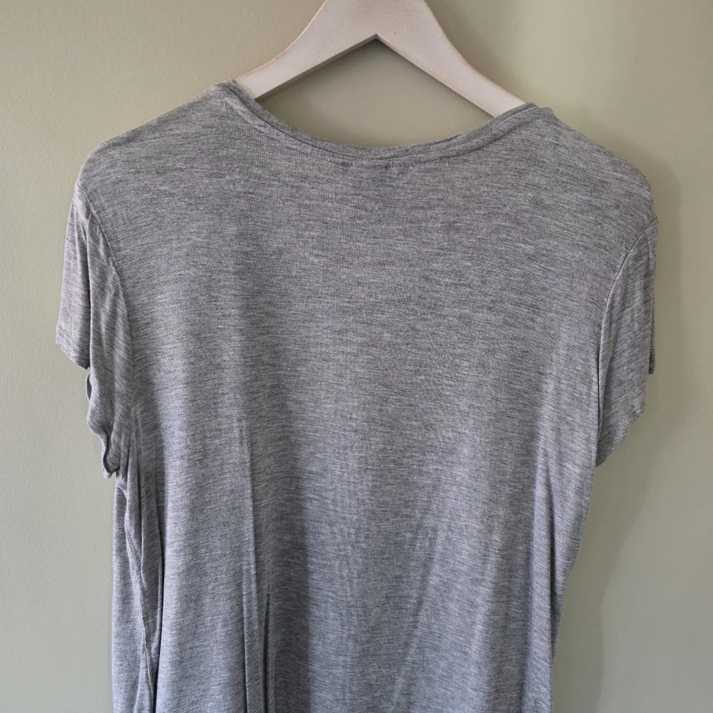 H&M L Y2K Modern Contemporary Indie Sleeze Grunge Sequin Lips Graphic T-Shirt - Picture 10 of 12